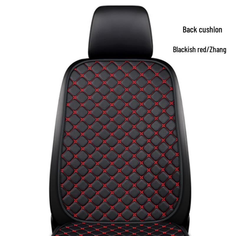 Универсальная подушка на сиденье автомобиля из кожи наппа: Вышивка звездами, Открытая спина, Нескользящий, Набор из трех предметов
