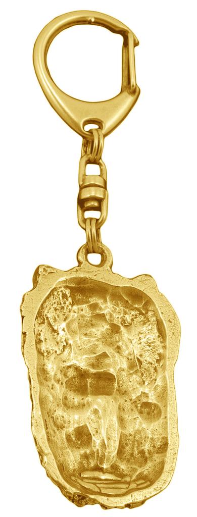 Yorkshire Terrier, Yorkie II - Gilded Key Ring with Dog In Gift Box, Handbag Decoration, Luxury Accessory by Art-Dog Brand