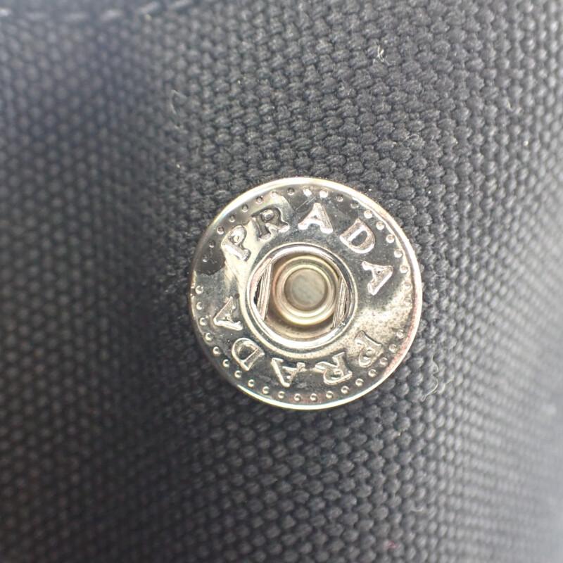 Prada 1BG439 2WAY Bag Black Canvas Women