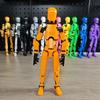3D Printed Multi-jointed Robot Action Figure with Weapon Robot Model Movable Joint Figurine Desktop Decoration Ornament