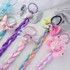 Girls Colorful Elastic Hair Rings Hair Scrunchies Ponytail Hair Ropes Wig Pigtail for Girls Sequin Glitter Kids Headwear