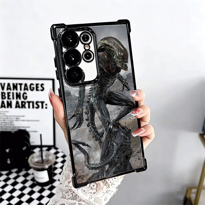 A-Alien Vs P-Predator Покрытие Чехол для Телефона Для Samsung Galaxy S24 S25 FE S26 Edge S23 Ultra S22 S21 Plus S20 Ударопрочный Подушка Безопасности Чехол