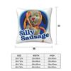 Sooty Sweep Silly Sausage 2 Pcs Square Pillowcase Pillow Cover Cushion Decor Comfort Throw Pillow For Home Sofa