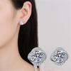 Full Diamond Stud Earrings With Zirconia Hypoallergenic Stud Earrings For Women Dainty Jewelry Stocking Stuffers