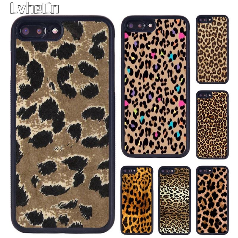 Leopard Animal Print Phone Case For iPhone 17 Air 14 15 16 16e 13 12 Max Cover For Apple 14 15 16 16e 11 Pro Max Plus