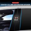 2Pcs Car Logo Center Pillar Protective Film Anti-scratch 3D Sticker Decal For KIA Cerato Sportage R K2 K3 K5 K6 K7 K8 RIO 3 4 Sorento Picanto