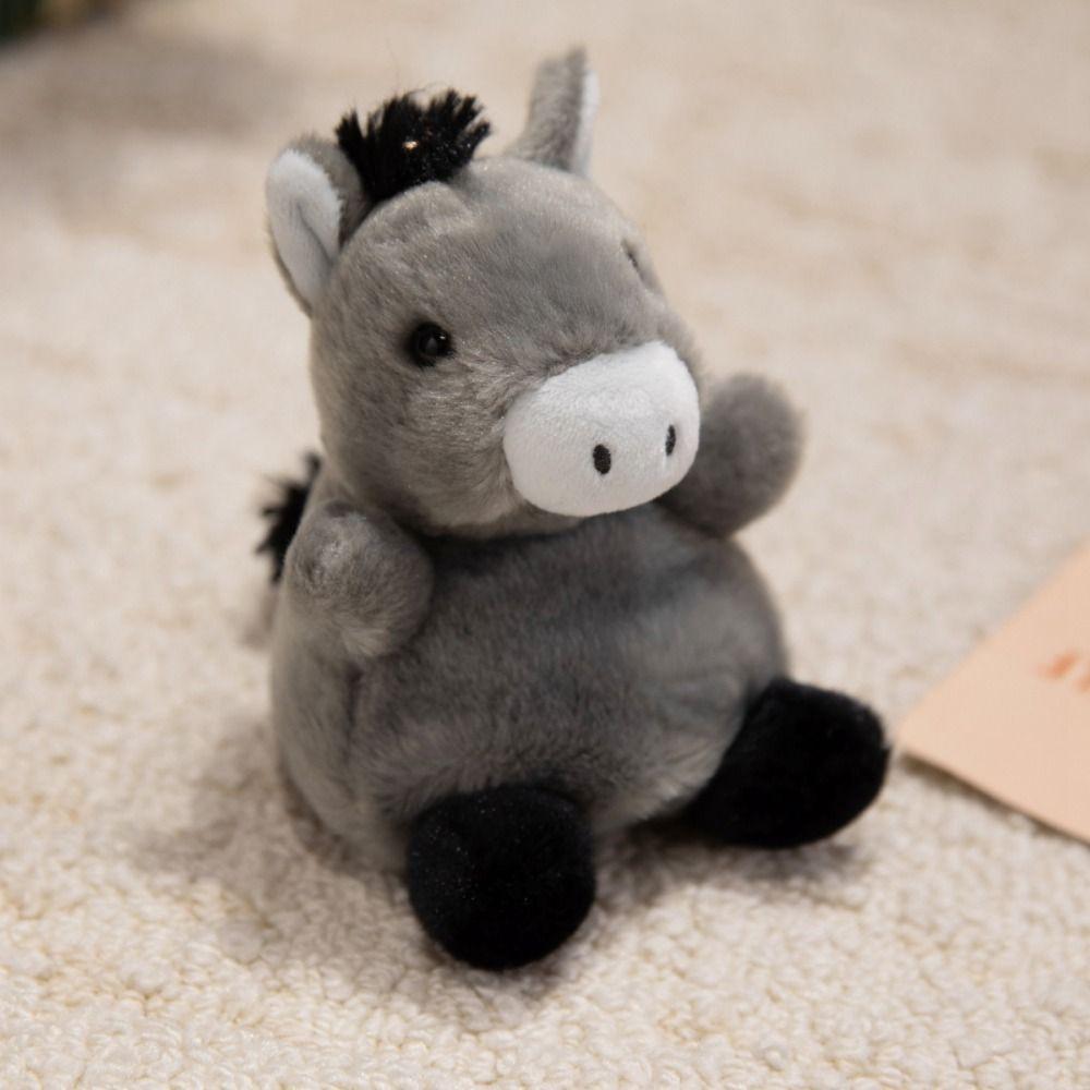 Stuffed Animals Turtle Plush Pendant Cute Pet Series Horse Plush Keyring Kids Toy