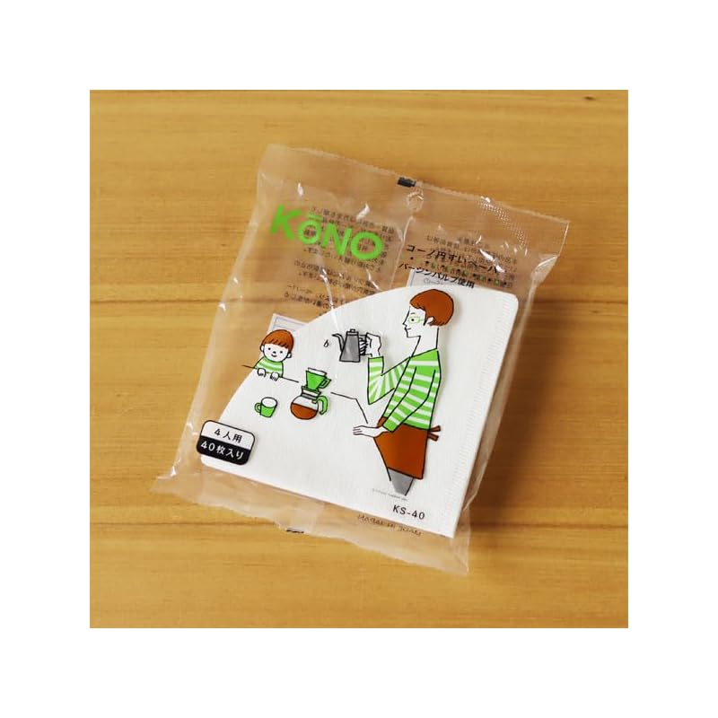 Престижный набор для приготовления воронок в стиле KONO на 4 персоны с деревянной ручкой