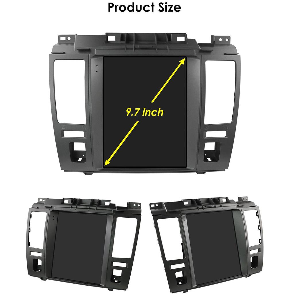 OSSURET Android Car Radio для Nissan Tiida C11 2004 - 2013 Мультимедиа 9,7-дюймовый вертикальный экран Carplay Android Auto Интеллектуальный мультимедийный проигрыватель RDS