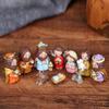Cartoon Nativity Figurine Resin Manger Group Jesus Child Statue Christmas Decoration