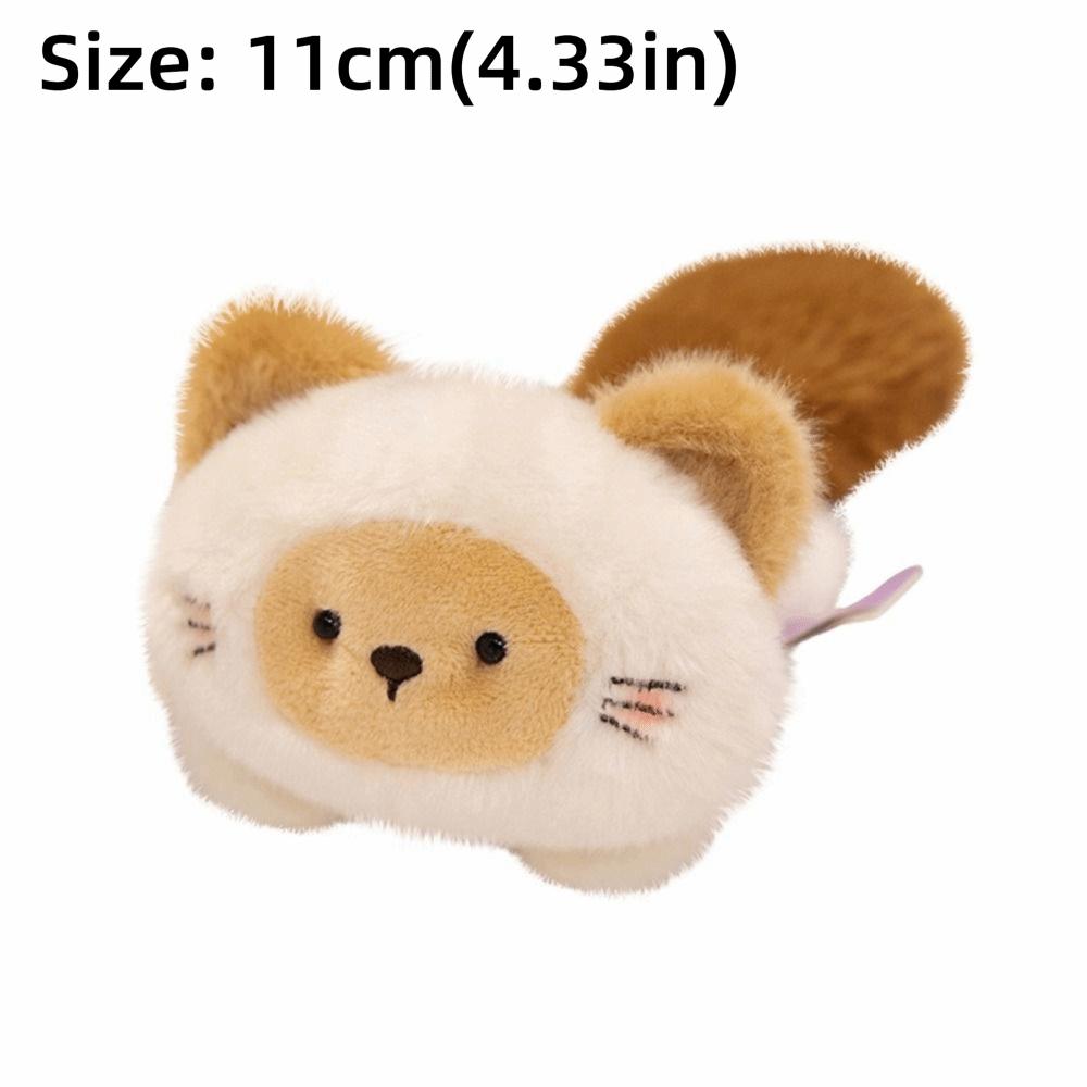 Cartoon Style Plush Doll PP Cotton Raccoon Plush Cute Fridge Magnet Household