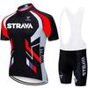 STRAVA Hot Cycling Suits Set Bib Team Edition Factory Drainable Design