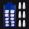 100Pcs/Set Ballerina Acrylic UV Gel False Nail Tips Manicure Coffin Fake Nails Full Cover