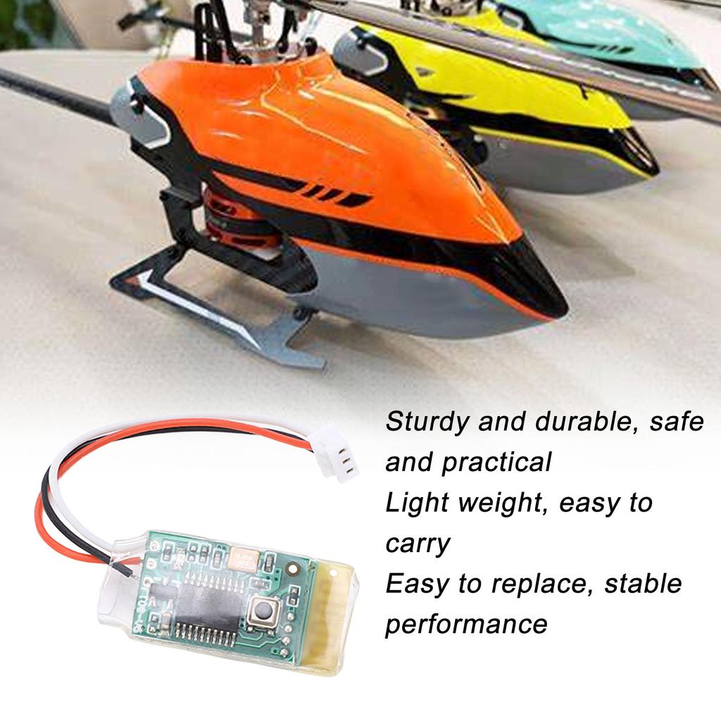 RC Helicopter Mini Receiver Module Wear Proof Micro Receiver Board Replacement for OMPHOBBY M2