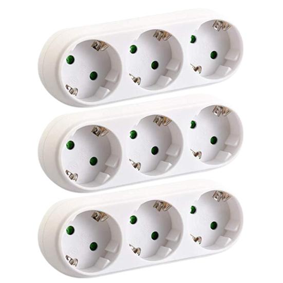 Адаптер для настенной розетки. Огнестойкая защита от напряжения. Превосходный безопасный удлинитель с USB-портами для зарядки.