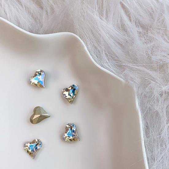 20Pcs Shaped Rhinestone Exquisite DIY Lightweight Moonlight Pointed Bottom Nail Rhinestone