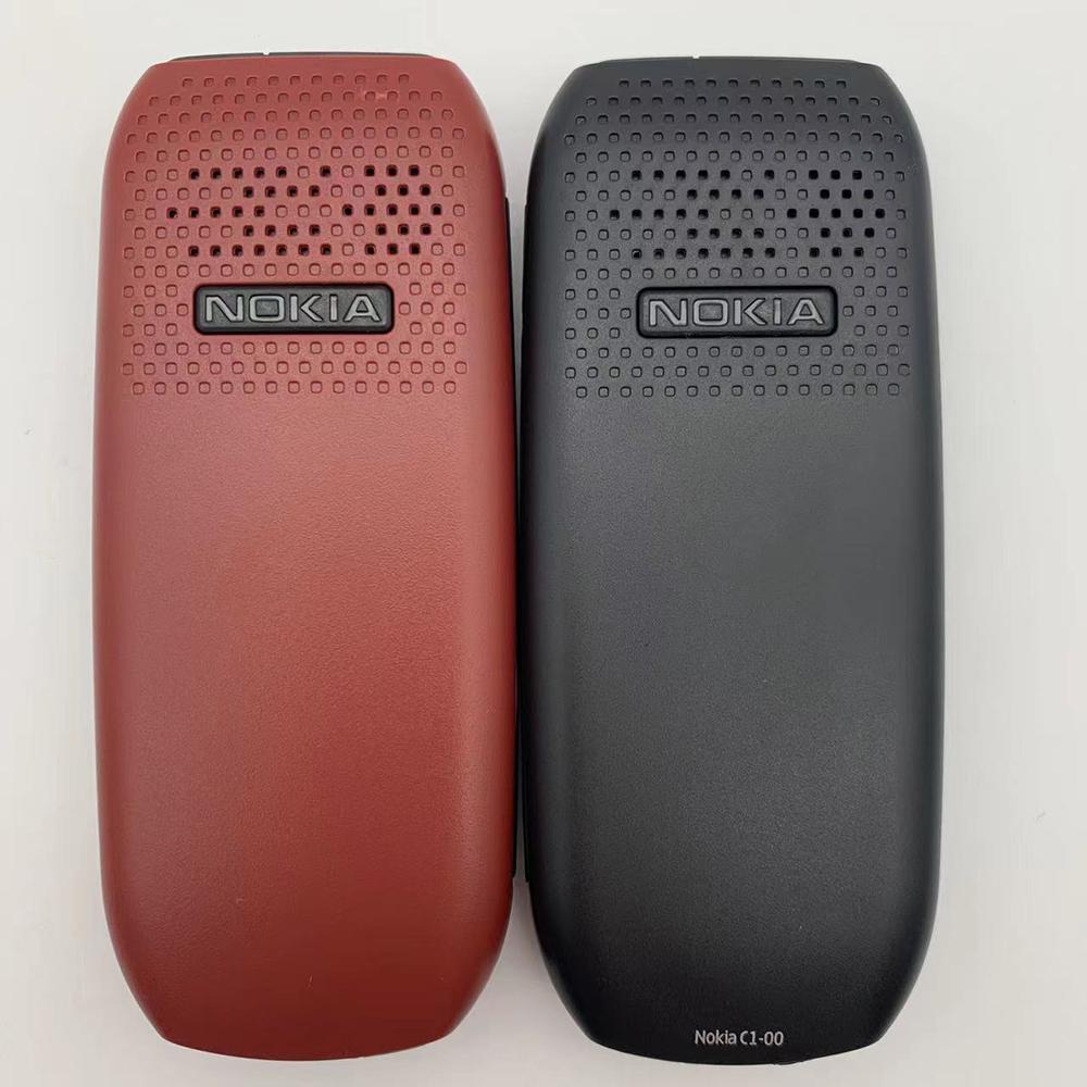 Восстановленный Оригинальный Мобильный телефон Nokia C1-00 с двумя SIM-картами Не поддерживает русский язык С двумя SIM-картами