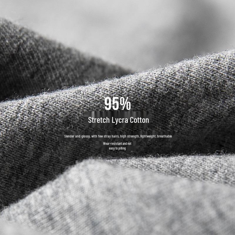 Мужские хлопковые боксеры-брифы против натирания - Большой размер, Дышащие для спорта и бега