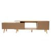 TV Stand, Modern with Doors, Adjustable Shelves Adjustable Length Beautiful Home Decoration Store Media, Electronic Products