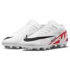 Nike Mercurial Vapor 15 Pro Круглый носок Шнуровка HG (Резиновые короткие шипы) Прочные футбольные бутсы Унисекс Футбольные бутсы Бело-красные DJ5602-600