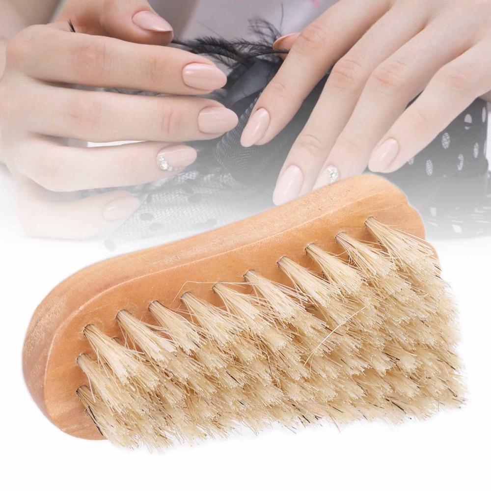 Wooden Wooden Nail Cleaning Brush Original Wood Pedicure Manicure Cleansing Brush Nail Shops