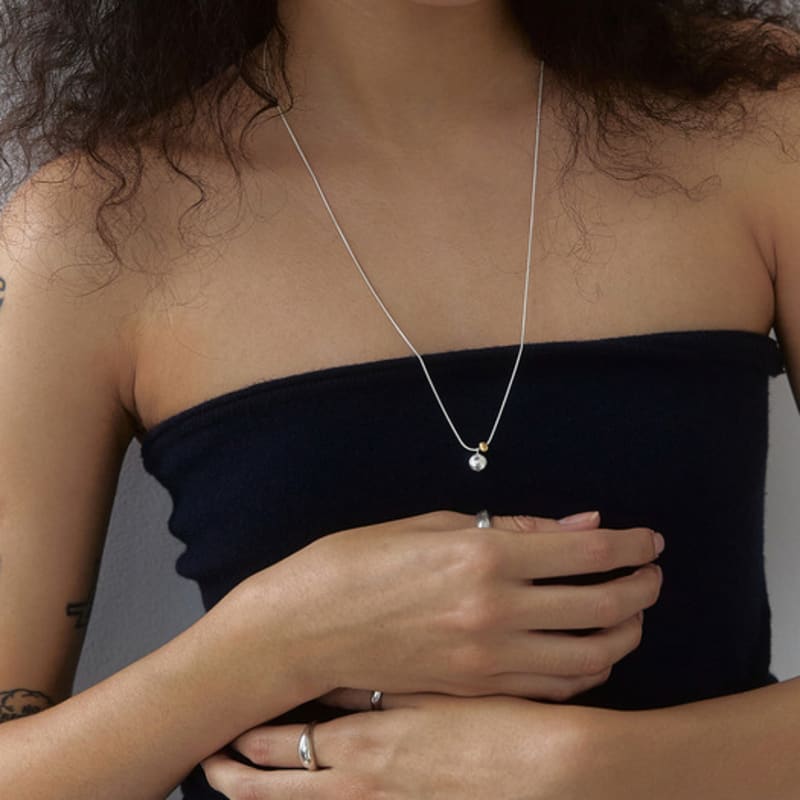 Mimesi Combi Ball Necklace (3color)