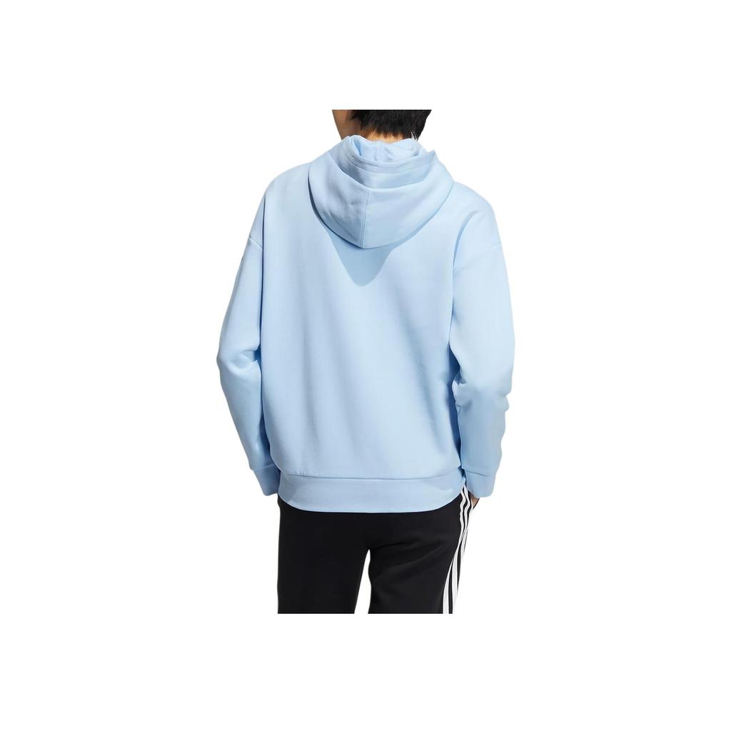 adidas Нео утолщенная спортивная толстовка с капюшоном женская, синяя HE4492