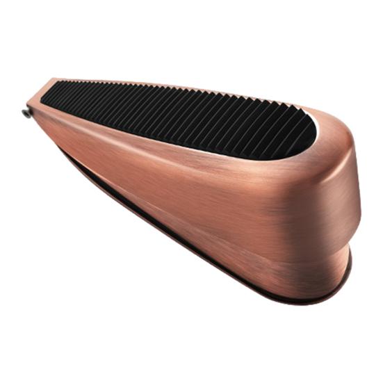 Пружинный дверной стопор, клиновой настенный протектор, прочный, регулируемый по высоте, противоскользящее резиновое дно