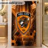 Beach TowelHull City Custom Name Text Personalized Soft Towel for Beach Pool Indoor Home Decor Gift