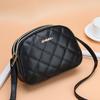 Yogodlns Fashion PU Leather Plaid Flap Bag Casual Messenger Crossbody Bag Solid Shoulder Bag