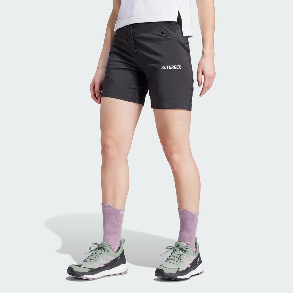 adidas Terrex Xperior Mid шорты однотонные с логотипом прямые спортивные шорты женские шорты черные IP4832