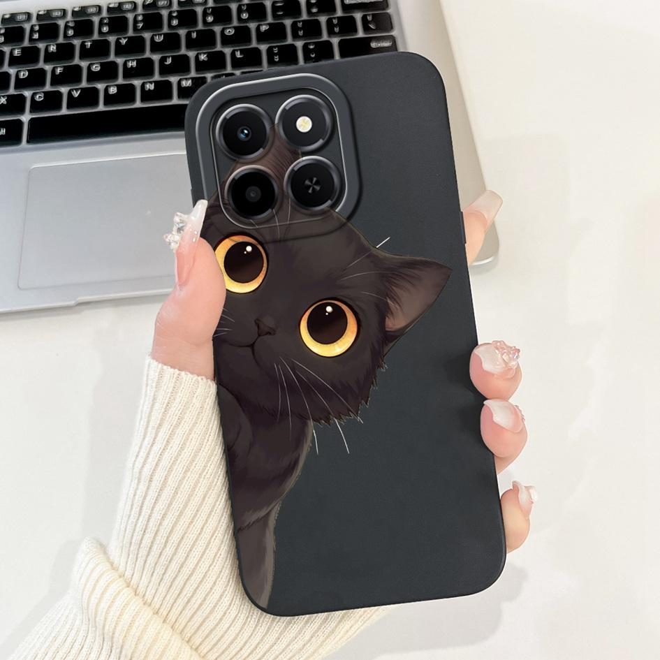 6.61" Чехол для Honor X6c 2025 Милый Панда Кролик Мягкий Жидкий Силикон Ударопрочный ТПУ Задняя Крышка Для HonroX6c Play 9C NIC-LX1 Para