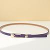 NEW 1Pc 105CM 11 Fashion Candy Colors Womens Decorative Leather Belt Skinny Thin Dress Belt Waist Belt Waistband