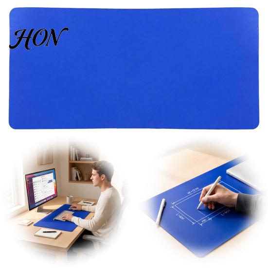 Creative Student Desk Pad Double-Sided Blueprint Mat, Multifunctional Washable Writing Pad, Solid Color Study Room Planning Sketching And Mouse