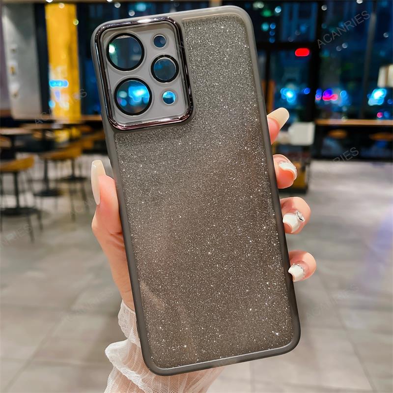 Блестящий прозрачный силиконовый мягкий чехол для Xiaomi Redmi Note 12 Pro Plus 4G 5G, защитное стекло для объектива, задняя крышка на Note12 12pro Redmi12