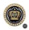 GoodsLand GD-KINGST-SV Sticker, 2 Colors, Car, Crown, Stylish, Decal, Car, Seal, Metal, Emblem, Plating,