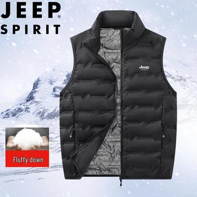 Мужской пуховый жилет JEEP SPIRIT с воротником-стойкой