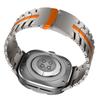 MEN Stainless Steel Strap for Samsung Galaxy Ultra Black Orange Wristband for SAMSUNG GALAXY ULTRA Luxury Metal Link Bracelet