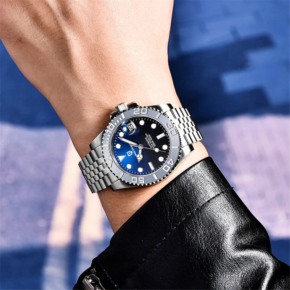 Pagani Design Сделано в SEIKO NH35 Автоматические Механические Часы с Водой Керамика Нержавеющая сталь Сапфир Pagani Design Мужские Часы, Япония, Механизм,