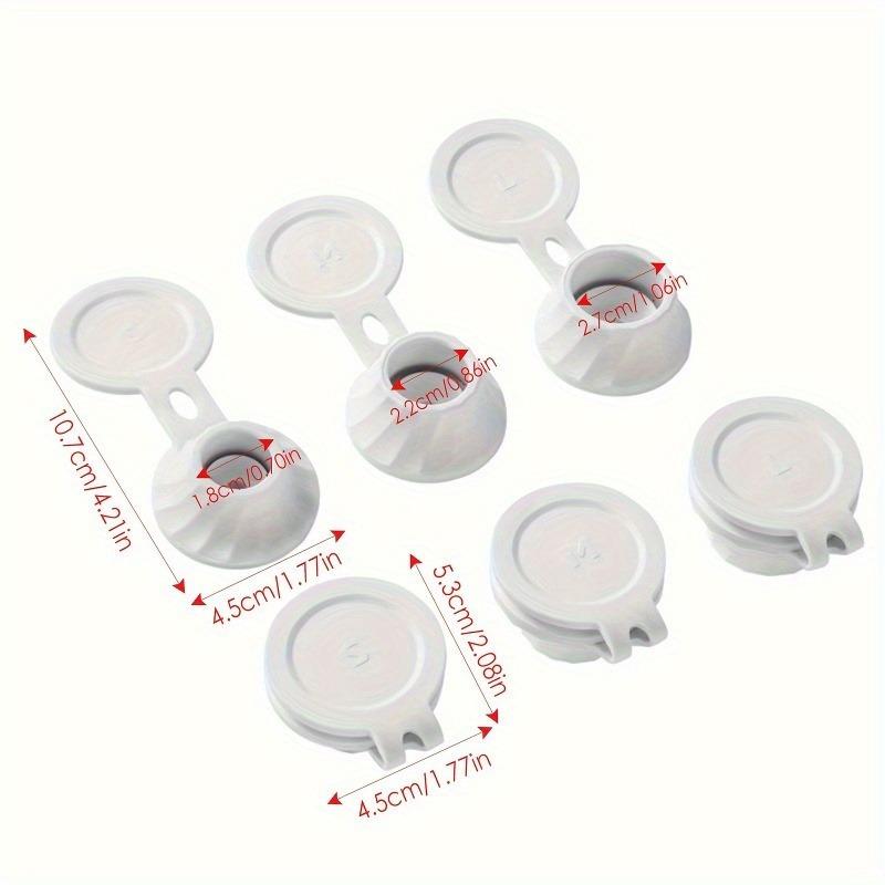 Набор для опорожнения бутылок, 3 шт., Многофункциональные крышки для перевернутых бутылок, Герметичный набор крышек для бутылок с густой жидкостью для кухни, ванной комнаты