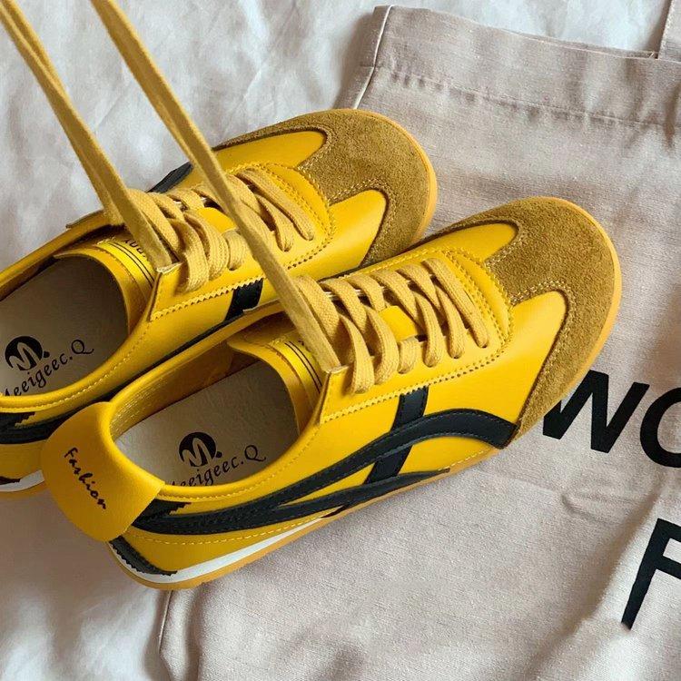 Популярные немецкие тренировочные кроссовки женские осень 2025 новые ретро универсальные удобные на платформе спортивные повседневные кожаные кеды женские