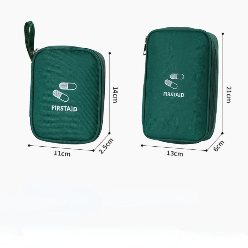 Портативная пустая аптечка, сумка для хранения лекарств, мини-аптечка, органайзер для путешествий, спортивные таблетки, сумка для первой помощи
