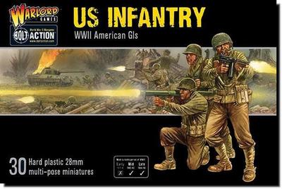 Набор для сборки US Infantry Warlord Action WLG402013012 Игры/Болт 1/56 (30 Фигур) (Персонал)