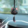 Подвесное украшение для автомобиля в виде кошки, симпатичная лиса, украшение для зеркала заднего вида автомобиля, декоративные аксессуары для салона автомобиля