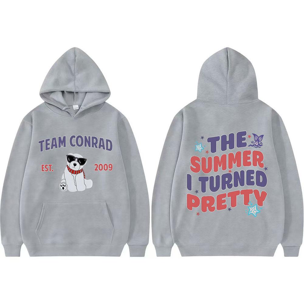 Cousins Beach Team Conrad Movie Pullover Funny I Turned Pretty Sweatshirts Men Women Fashion Vintage Oversized Loose Hoodie Tops