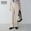 Teenie Weenie Women's High-Waisted Straight-Leg Casual Pants