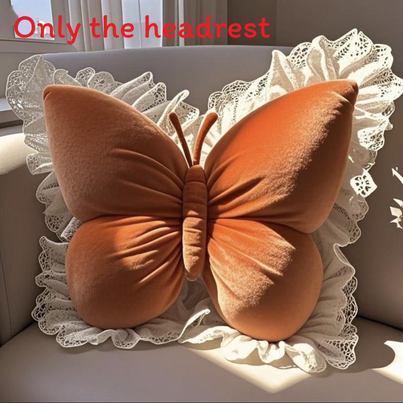 Princess Butterfly Living Room Pillow With Cotton Cover For Home And Car Use