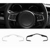 Car Steering Wheel Decorative Frame Trim For Jaguar XF XFL F-Pace F-TYPE 2016-2018 Car Accessories