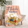 Custom Name Bobo Theme Printed Blanket - Perfect for Couch, Bed, Travel & Outdoor Use | Machine Washable, Cozy & Durable.