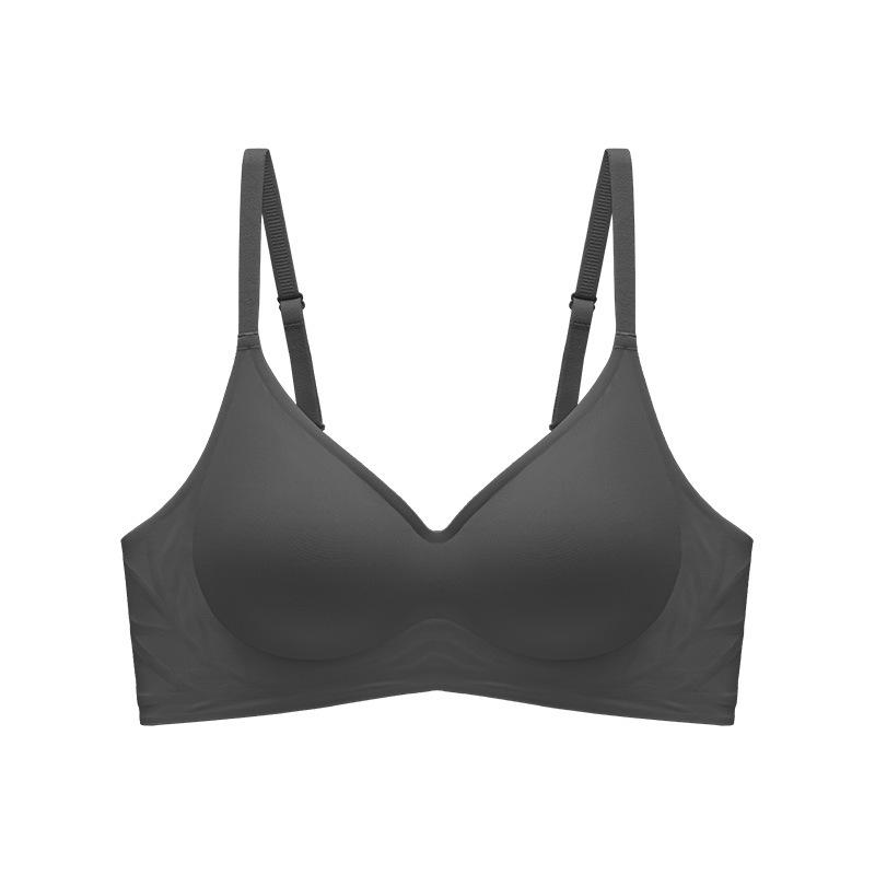 Summer Underwear, Women's Thin Collection, Sub-breasts, Seamless Bra, Large Chest, Small Adjustment Type, Anti-sagging Soft Support Bra